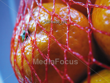 Bag Of Oranges Stock Photo