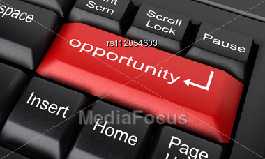Word Opportunity On Keyboard Stock Photo