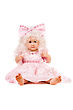 Stock Photo : Ap Funny Pictures: Beautiful Baby Girl In A Pink Dress