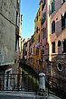 Italy Cityscape Of Venice. View To The Canal And Exterior Of Houses - stock image