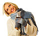 Stock Photo : Face Stock Photography: Portrait Of The Beautiful Woman With Glass Of Cognac
