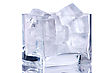 Stock Photo : Cool Pictures: Square Vase With Ice