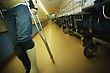 Stock Photo : Health Pictures: Walking Down A Hospital Hallway