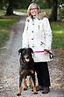 Woman With Dog